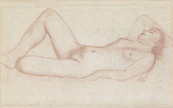 ARISTIDE MAILLOL Femme nue en repos.